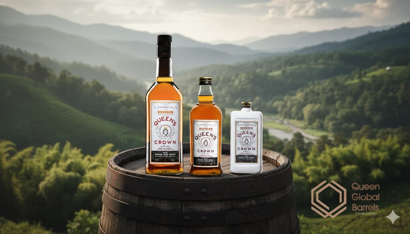 Premium distillery showcasing the art of whiskey making